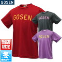 ゴーセン バドミントン 当店オリジナルモデルTシャツ 冬季限定カラー J24P20 ユニ 男女兼用 Tシャツ テニス ソフトテニス オリジナル限定モデル