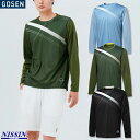 ゴーセン バドミントン プラクティスシャツ T2536 ユニ 男女兼用 Tシャツ テニス ソフトテニス ロングTシャツ 長袖Tシャツ