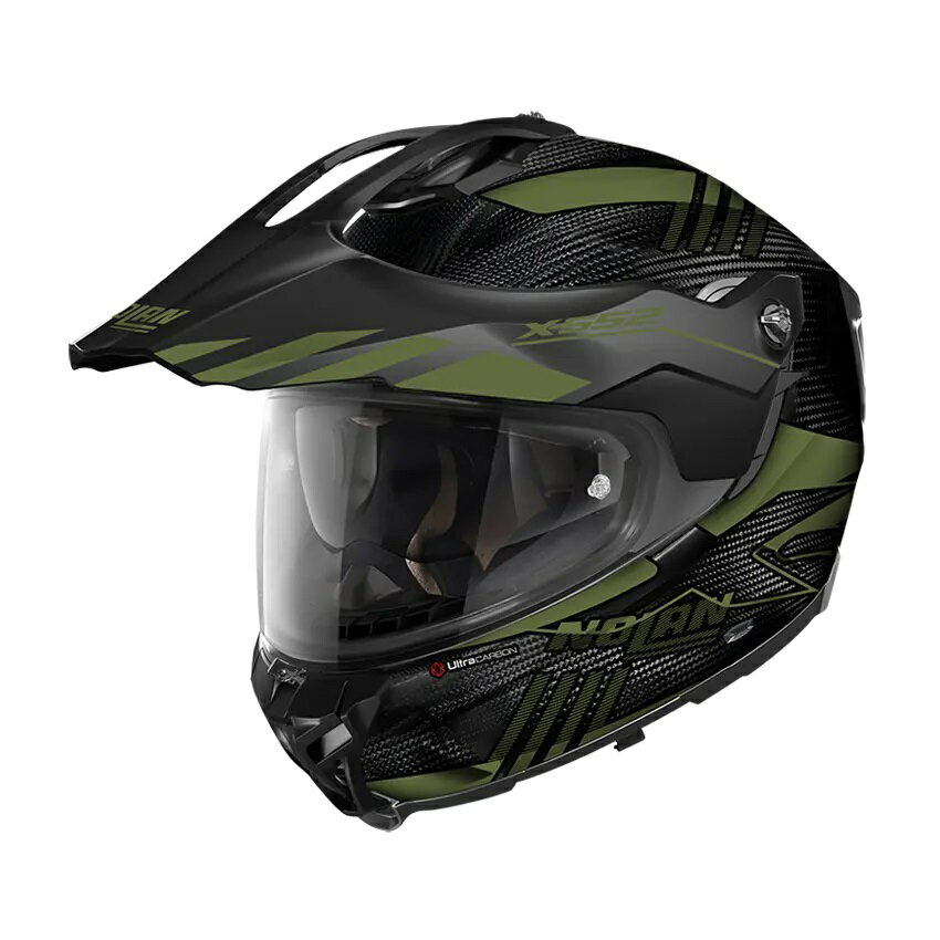 安全帽 - 【当店在庫あり】NOLANノーラン X-552 ULTRAカーボン WINGSUIT ダークグリーン/27 Mサイズ クロスオーバーヘルメット デイトナ 数量限定です！