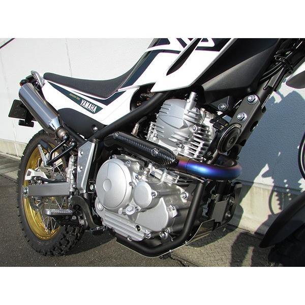【当店在庫あり】dB's 18'〜セロー250/トリッカー DG31J/DG32J EX2F-O2R チタンエキパイファイア カーボンヒートガード＆トルクブースター