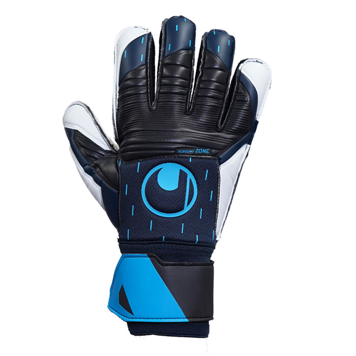 ウールシュポルト スピードコンタクト ソフト プロ BLUE EDITION uhlsport 【サッカー・フットサル】 キーパーグローブ キーパー手袋 ゴールキーパー メンズ レディース 試合 練習 ブルーエディション ネイビー×ブラック×フローブルー (1011268-02)