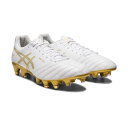 アシックス DSライト X-FLY PRO ST asics 【サッカー・フットサル】 シューズ サッカースパイク 大人 メンズ 取替式 スタッド 天然芝 DS LIGHT ディーエスライト エックスフライ プロ ホワイト×リッチゴールド (1101A026-122)