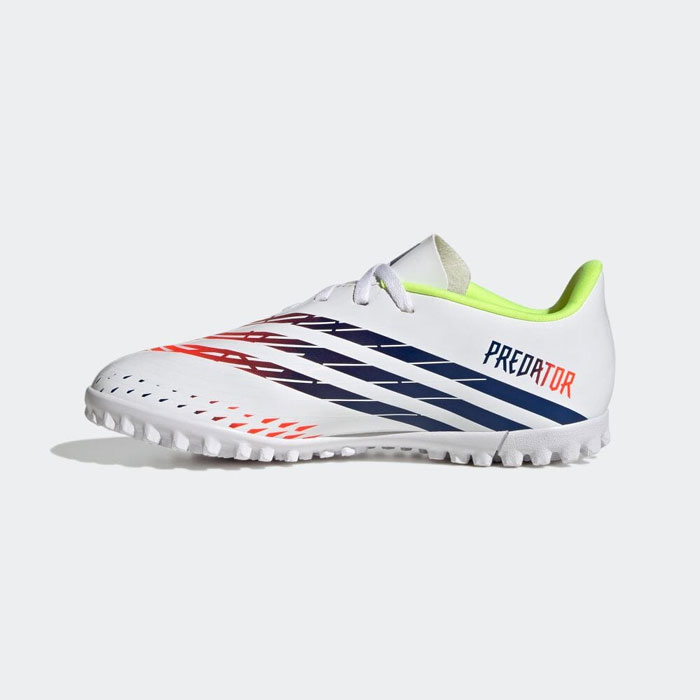 アディダス プレデター エッジ.4 TF J adidas 【サッカー・フットサル】 シューズ ジュニア トレーニングシューズ トレシュー キッズ 子供 Jr 人工芝 ターフ Predator Edge アル・リフラパック ALRIHLA PACK フットウェアホワイト×ソーラーイエロー×パワーブルー (GV8496)セール サッカー 用品 セール