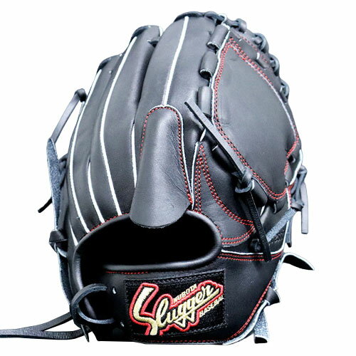 ジュニア軟式 グラブ J1P型 投手 久保田スラッガー KUBOTA SLUGGER 【野球・ソフト】 グラブ グローブ ピッチャー 右投げ (KSNJ1P-BLK)