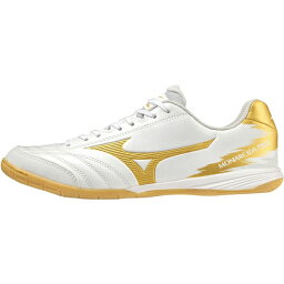 ミズノ モナルシーダ NEO SALA PRO IN mizuno 【サッカー・フットサル】 シューズ フットサルシューズ メンズ レディース ユニセックス 大人 インドアコート 屋内 MONARCIDA モナルシーダ ネオ サラ プロ ホワイト×ゴールド (Q1GA232152)