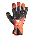 ウールシュポルト ウールシュポルト スーパーレジスト ハーフネガティブ uhlsport 【サッカー フットサル】 キーパーグローブ キーパー手袋 ゴールキーパー GK メンズ 大人 ジュニア Jr キッズ 子供 フローオレンジ×ホワイト×ブラック (1011316-01)