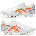 アシックス DS ライト クラブ プラス ワイドモデル asics 【サッカー・フットサル】 シューズ DS LIGHT サッカースパイク WIDE メンズ 大人 ホワイト×ショッキングオレンジ (1103A073-103)