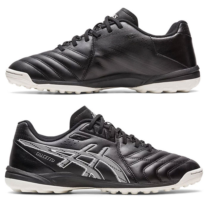 アシックス カルチェット WD 9 TF asics 【サッカー・フットサル】 シューズ CALCETTO WD 9 TF トレーニングシューズ トレシュー メンズ 大人 人工芝 土 ターフ ブラック×ホワイト (1113A038-001)