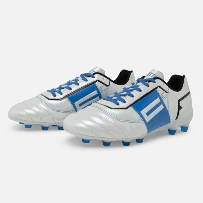 キャピテン CAPITTEN ONE MID Capitten 【サッカー・フットサル】 シューズ サッカースパイク メンズ 大人 人工芝 土 Capitten M1 パールホワイト×ブルー (CAPM10103)