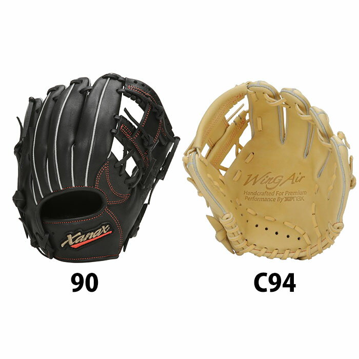 野球 ザナックス ジュニア軟式グローブ ジュニア軟式 グローブ ウィングエアー オールラウンド xanax グラブ 右投げ 左投げ (BJG24AS1W)