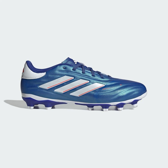 アディダス コパピュア 2.2 HG/AG adidas シューズ サッカースパイク スパイク 大人 メンズ 人工芝 土 ルシッドブルー×フットウェアホワイト×ソーラーレッド (IE7543)