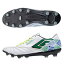 【1/26販売】アンブロ アクセレイター F-LASH V2 HG UMBRO 【サッカー・フットサル】 シューズ スパイク サッカーシューズ メンズ 大人 人工芝 天然芝 ハードグラウンド Sホワイト×グリーン×イエロー (UU2XJA01WG)