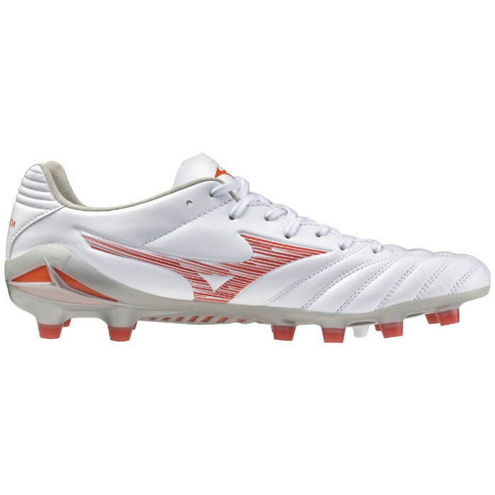 ミズノ モナルシーダ NEO 3 PRO mizuno サッカースパイク 大人 メンズ ユニセックス ホワイト×レッド (P1GA242260)