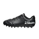 アスレタ ATHLETA Jr. 【サッカー・フットサル】 シューズ サッカースパイク ジュニア キッズ 子供 天然芝 人工芝 土 ブラック (10021J-BLK)