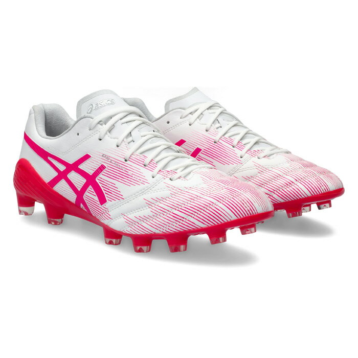 アシックス DS LIGHT X-FLY 5 LIMITED asics シューズ アシックス サッカースパイク 大人 メンズ 人工芝 天然芝 White/Pink Glo (1101A068-100)