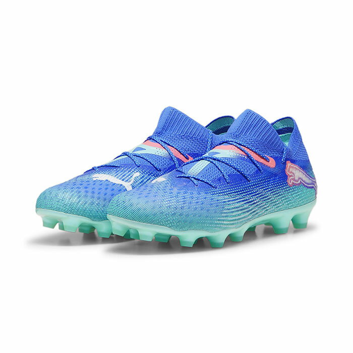 プーマ FUTURE 7 ULTIMATE HG/AG PUMA フューチャー アルティメット サッカースパイク 土 人工芝 天然芝 Bluemazing-PUMA White (107921-01)