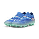 プーマ FUTURE 7 PRO HG/AG PUMA フューチャー プロ サッカースパイク 土 人工芝 天然芝 Bluemazing-PUMA White (107926-01)(4)