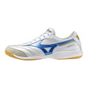 ミズノ モレリア SALA ELITE IN mizuno MORELIA フットサルシューズインドア 屋内 大人 メンズ レディース スーパーホワイトパール×...