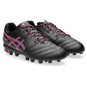 アシックス DS LIGHT JR GS asics サッカースパイク シューズ 天然芝 人工芝 土 ジュニア キッズ 子供 Black/Pink Glo (1...