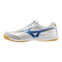 ミズノ モレリア SALA PRO IN mizuno MORELIA フットサルシューズ インドア 屋内 大人 メンズ レディース スーパーホワイトパール×レ...
