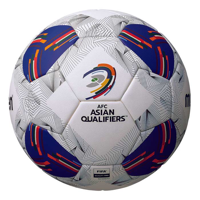 モルテン ヴァンタッジオ AQ5000 公式試合球 molten サッカーボール 5号球 AFCアジア最終予選モデル 国際公認球 JFA検定球 中学生以上 ホワイト×ブルー (F5N5000-AA)