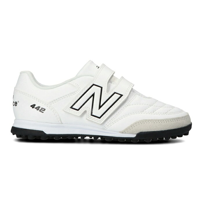sportsプラス 1のニューバランス 442 v2 V TF JNR WT2 NewBalance サッカー フットサル トレーニングシューズ トレシュー 人工芝 ターフ マジックテープ ジュニア Jr キッズ 子供 ホワイト (JS4VTWT2W)｜アングル2