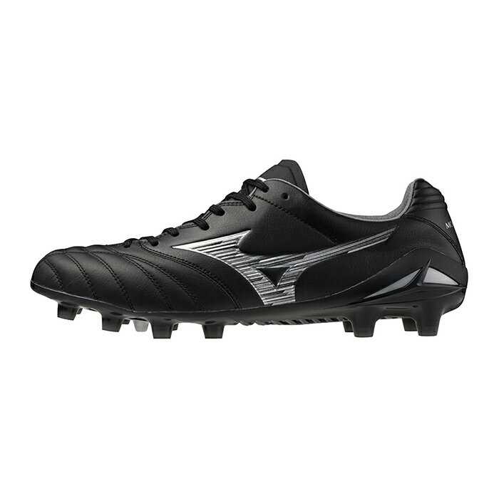 ミズノ モナルシーダ NEO 3 ELITE mizuno サッカースパイク シューズ 土 人工芝 天然芝 大人 メンズ レディース ブラック×ギャラクシーシルバー (P1GA242003)