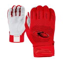 野球 リザードスキンズ バッティンググローブ Lizard Skins バッティング手袋 両手 大人 草野球 (PRK340-RED)(4)
