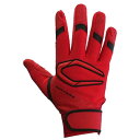 野球 カッターズ パワーコントロール4.0 Cutters 手袋 バッティング手袋 両手 (B444-RDBK)(4)