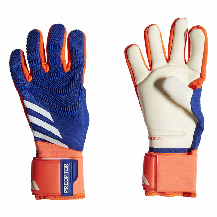 アディダス プレデター Pro ゴールキーパーグローブ キッズ adidas サッカー キーパーグローブ キーパー手袋 ゴールキーパー GK ジュニア Jr 子供 ルシッドブルー×ソーラーレッド×ホワイト (JTJ62-IX3867)