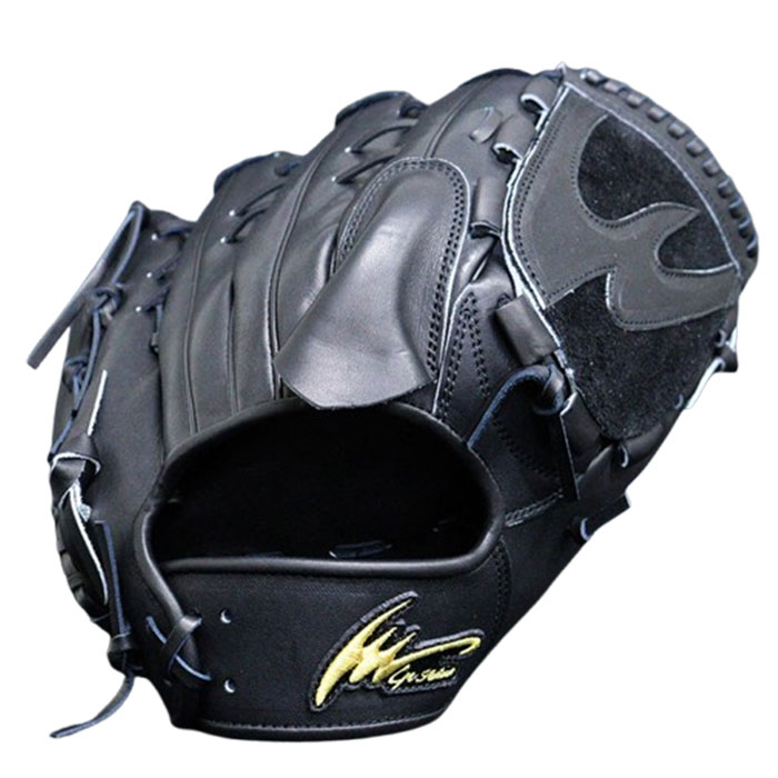 野球 アイピーセレクト 硬式グローブ 001型 投手 ピッチャー Ip Select グラブ 右投げ (001-GR-BLK)