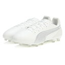 プーマ KING MATCH WIDE HG/AG PUMA シューズ キング マッチ ワイド サッカースパイク 人工芝 土 大人 メンズ White-PUMA...