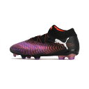 プーマ フューチャー 8 アルティメット FG PUMA サッカー シューズ スパイク 天然芝 Black-White-Glowing Red (108138-...