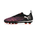 プーマ フューチャー 8 プレイ HG/AG+MID JR PUMA ジュニア サッカー シューズ スパイク 天然芝 人工芝 土 Black-White-Glo...