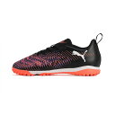 プーマ フューチャー 8 プレイ TT+MID JR PUMA トレーニングシューズ トレシュー ターフ 天然芝 人工芝 土 Black-White-Glowi...