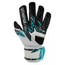 ロイシュ アトラクト シルバー ジュニア reusch サッカー キーパーグローブ キーパー手袋 ゴールキーパー GK Jr キッズ 子供 ホワイト×シルバー×ブラック (5562215-1125)