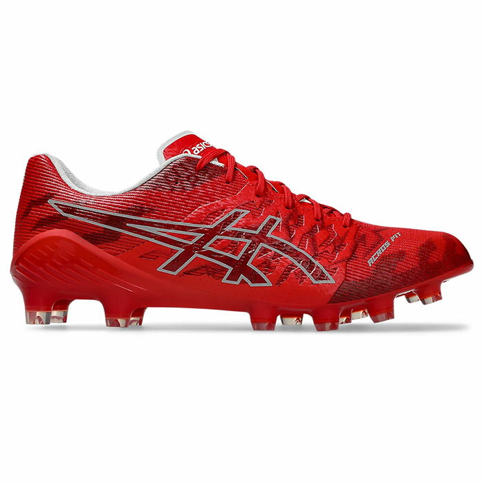 アシックス DS LIGHT ACROS 3 asics サッカースパイク 天然芝 人工芝 土 Classic Red/White (1101A070-600)