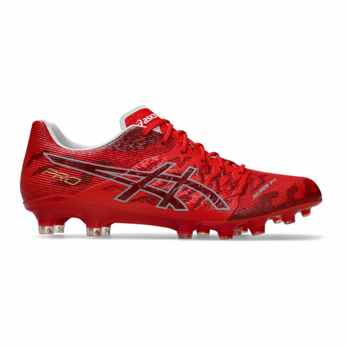 【特価】アシックス DS LIGHT ACROS PRO 3 asics サッカースパイク 天然芝 人工芝 土 Classic Red/White (1101A071-600)