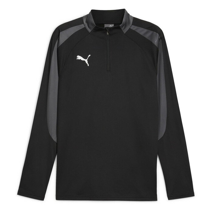 プーマ INDIVIDUAL LIGA 1/4 ジップ トップ PUMA サッカーフットサル シャツ プラクティスシャツ トップス長袖 トレーニングウェア 吸水...