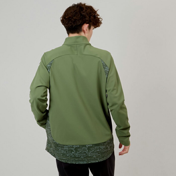 ヒュンメル トレーニングハーフジップトップ hummel サッカー フットサル ジャージ 長袖 トレーニングウェア 吸汗速乾 ストレッチ メンズ (HAT4078)