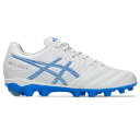 アシックス DS LIGHT JR GS asics サッカー JR スパイク White/Electric Blue (1104A054-101)
