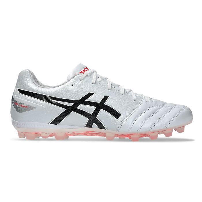 アシックス DS LIGHT PRO AG asics サッカースパイク シューズ 人工芝 White/Flash Red (1103A096-107)