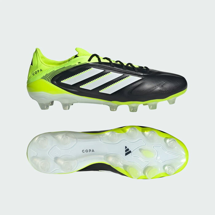 アディダス adidas COPA PURE 3 ELITE HG/AG サッカー スパイク コパ 大人 Core Black / Cloud White / Lucid Lemon (JR2816)