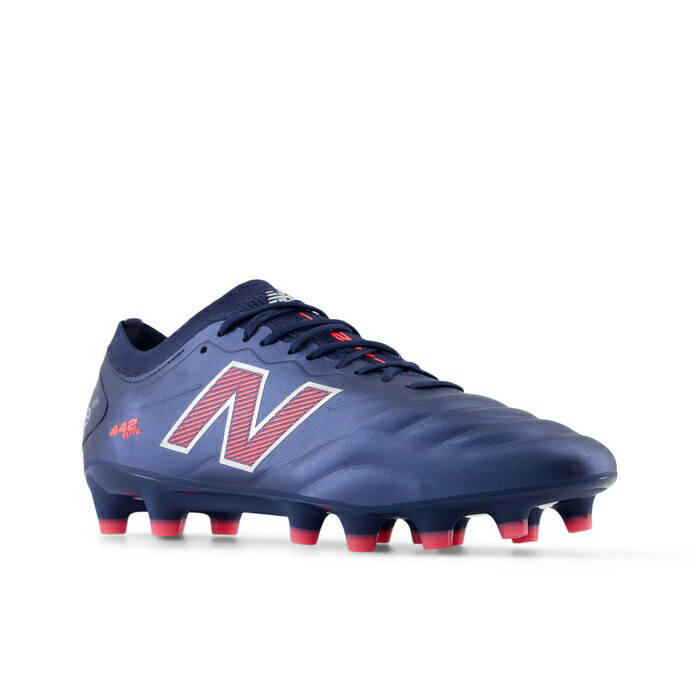 【ワイド】ニューバランス 442 V2 ELITE HG 2E NewBalance サッカースパイク シューズ 天然芝 人工芝 土 大人 メンズ レディース エリートシリーズ NAVY (MS41HEP22E)