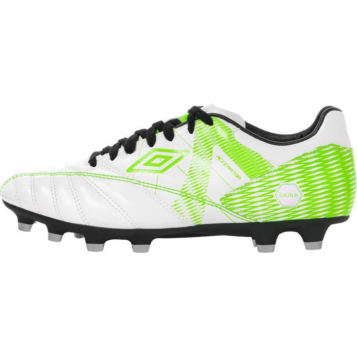 アンブロ アクセレーター ＋ GAINA HG UMBRO S.WHITE/GREEN/BLACK (UF5FCSB2M)