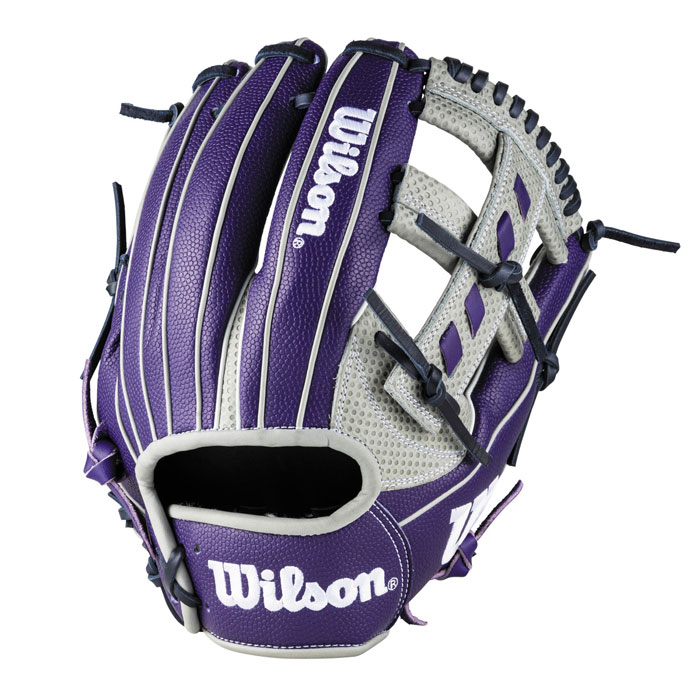Wilson 軟式グローブ 紫/ピンク　左利き Wilson 軟式グローブ 紫/ピンク 左利き - メルカリ
