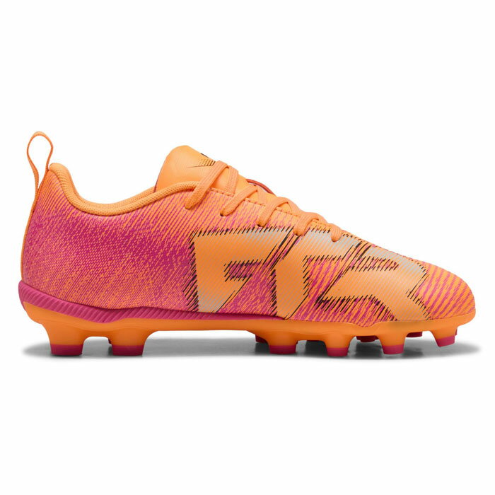 【特価】プーマ フューチャー8 プレイ HG/AG+Mid puma サッカースパイク シューズ 天然芝 人工芝 土 ジュニア Heat Fire-PUMA Black-Ravish (108624-03)