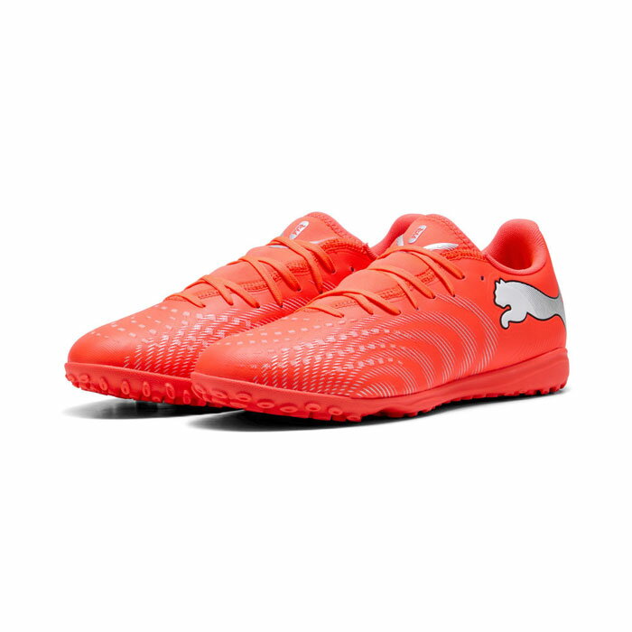 プーマ フューチャー 9 プレイ TT PUMA サッカー フットサル トレーニングシューズ トレシュー Glowing Red-PUMA White-PUMA Black-PUMA Silver (108918-01)