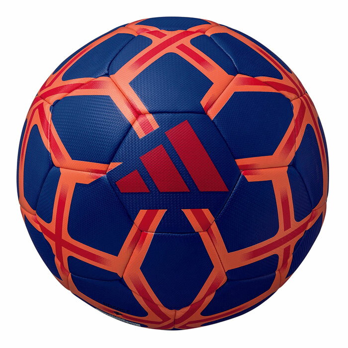 アディダス スターランサー トレーニング 5号球 adidas サッカーボール トレーニングボール 検定球 中学生以上 パワーブルー×ソーラーオレンジ (AF5957BOR)