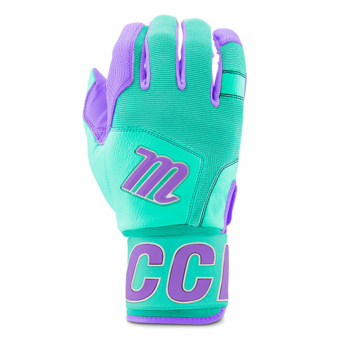 野球 マルッチ バッティング手袋 marucci バッティンググローブ 大人 草野球 (MBG2BKSM-MT-PR)